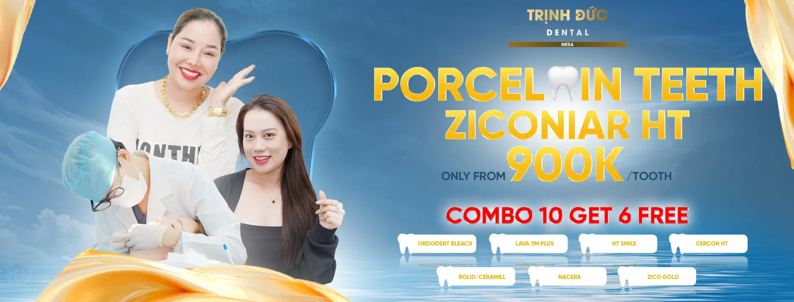Làm răng sứ thẩm mỹ tại Trịnh Đức Dental